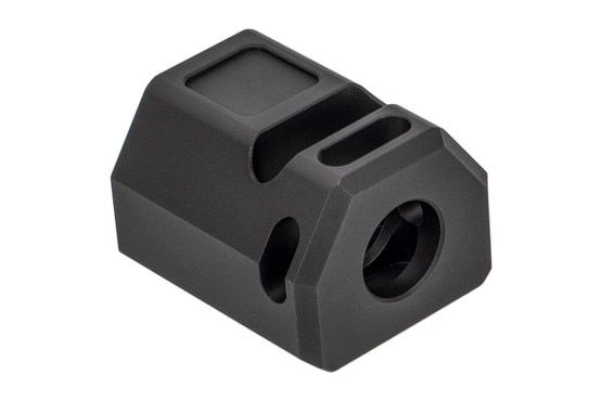 Primary Machine 9mm Stealth Comp for CZ USA P10C with 1/2x28 threaded barrels is black anodized